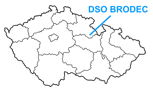 Mapa R - DSO Brodec